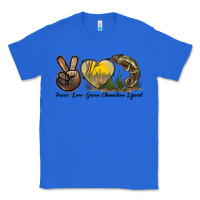 True Royal Peace Love Green Chameleon Lizard Classic Tee - LillyAllenDesigns