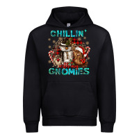 Black chillin with my gnomies Urban Hoodie - CowGirlArtShop