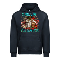 Navy chillin with my gnomies Urban Hoodie - CowGirlArtShop