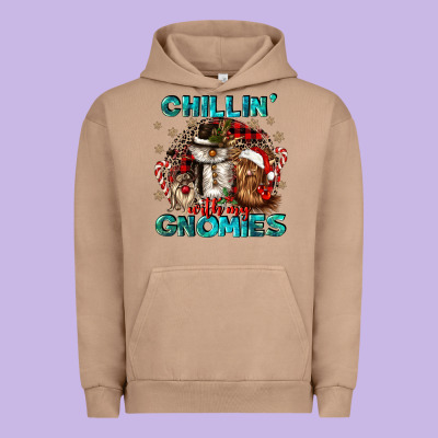 Chillin With My Gnomies Urban Hoodie Designed By Cowgirlartshop