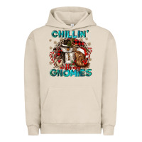 Pigment French Oak chillin with my gnomies Urban Hoodie - CowGirlArtShop
