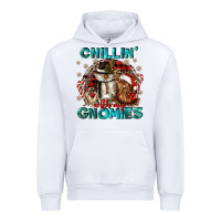 White chillin with my gnomies Urban Hoodie - CowGirlArtShop