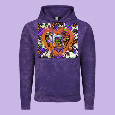 Halloween Heart Vintage Hoodie Designed By Adodesignshop