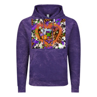 Cloud Purple halloween heart Vintage Hoodie - AdoDesignShop