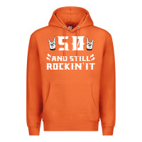 Carrot 50 birthday rock whitw Premium Hoodie - Bettercallsaul