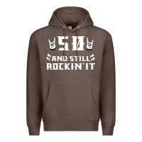 Coffee 50 birthday rock whitw Premium Hoodie - Bettercallsaul