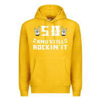 Lemon 50 birthday rock whitw Premium Hoodie - Bettercallsaul