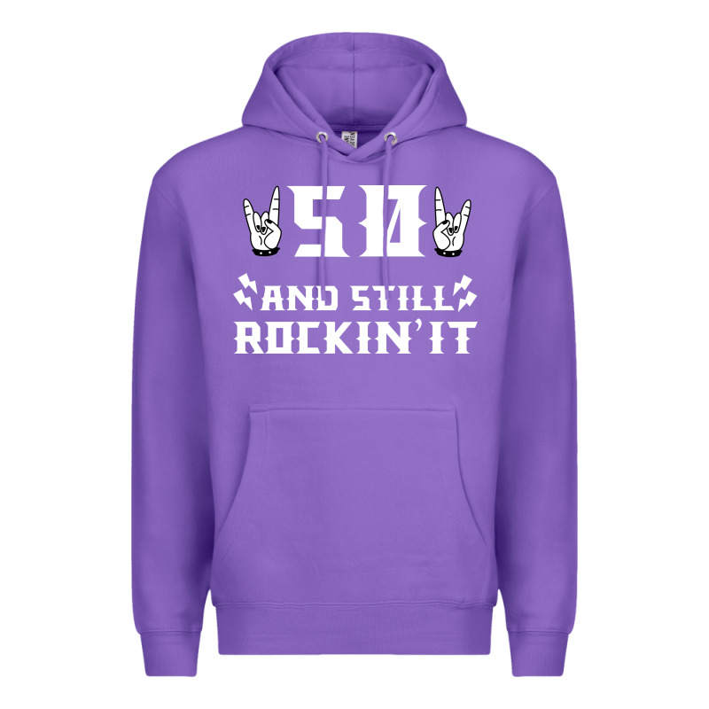 50 Birthday Rock Whitw Premium Hoodie by Bettercallsaul | Teevron