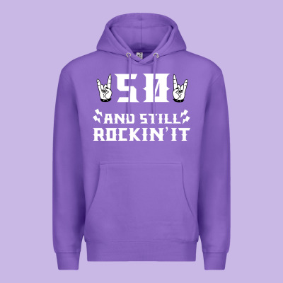 50 Birthday Rock Whitw Premium Hoodie Designed By Bettercallsaul