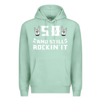 Seafoam 50 birthday rock whitw Premium Hoodie - Bettercallsaul