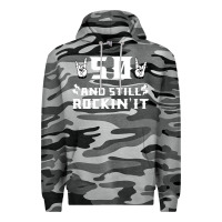 Slate Camo 50 birthday rock whitw Premium Hoodie - Bettercallsaul