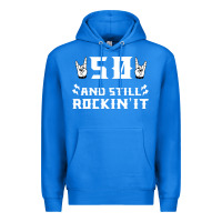 True Royal 50 birthday rock whitw Premium Hoodie - Bettercallsaul