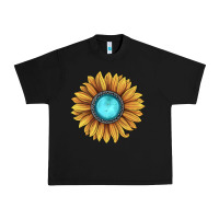 Black sunflower gemstone Urban Heavy Tee - JahusDesignShop