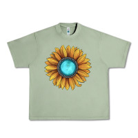 Oil Green sunflower gemstone Urban Heavy Tee - JahusDesignShop