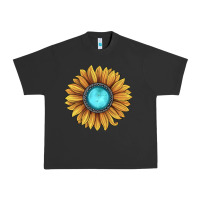 Pigment Black sunflower gemstone Urban Heavy Tee - JahusDesignShop
