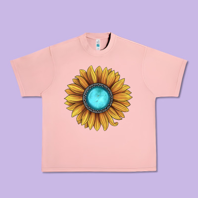 Sunflower Gemstone Urban Heavy Tee Designed By Jahusdesignshop