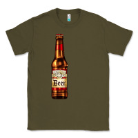 Army Green red beer bottle Classic Tee - AdoDesignShop