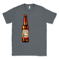 Charcoal Heather red beer bottle Classic Tee - AdoDesignShop