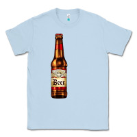 Dusty Blue red beer bottle Classic Tee - AdoDesignShop