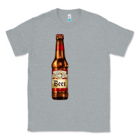 Heather Grey red beer bottle Classic Tee - AdoDesignShop