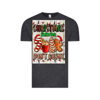 Vintage Black Christmas calories dont count Vintage Tee - AdoDesignShop