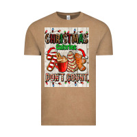 Vintage Coffee Christmas calories dont count Vintage Tee - AdoDesignShop