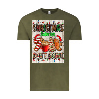 Vintage Olive Christmas calories dont count Vintage Tee - AdoDesignShop