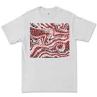 Dove Grey pinky leopard and cowhide valentine's day Premium Tee - RanaPortraitStore
