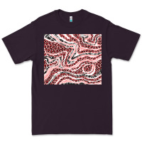 Plum pinky leopard and cowhide valentine's day Premium Tee - RanaPortraitStore
