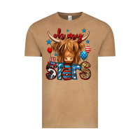 Vintage Camel oh my stars 4th of july shaggy cow Vintage Tee - Jasminsmagicworld