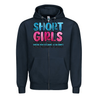 Navy girls god only lets things grow until theyre Zipper Hoodie - MaliasSmallBusiness