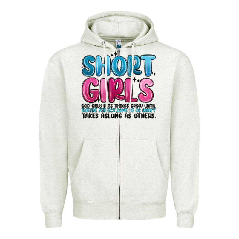 Girls God Only Lets Things Grow Until Theyre Zipper Hoodie by MaliasSmallBusiness | Teevron