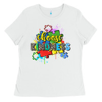 White choose kindness Ladies Tee - Zillion Design Studio