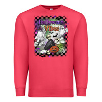 Cardinal halloween vibes Premium Sweatshirt - BarkalooDesign