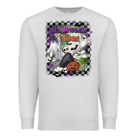 Dove Grey halloween vibes Premium Sweatshirt - BarkalooDesign