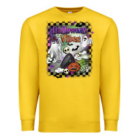Lemon halloween vibes Premium Sweatshirt - BarkalooDesign