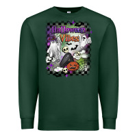 Sports Green halloween vibes Premium Sweatshirt - BarkalooDesign