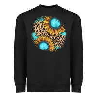 Black gemstone leopard patch Heavyweight Sweatshirt - JahusDesignShop
