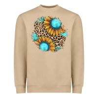 Gemstone Leopard Patch Heavyweight Sweatshirt | Teevron