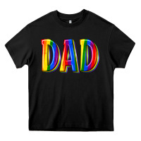 Black pride dad Heavy Core Tee - texasbilliewilder