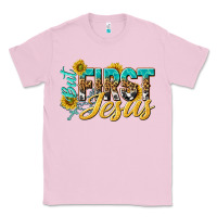 Bubblegum Pink but first jesus Classic Tee - NancyCooperArtShop