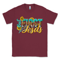 Burgundy but first jesus Classic Tee - NancyCooperArtShop
