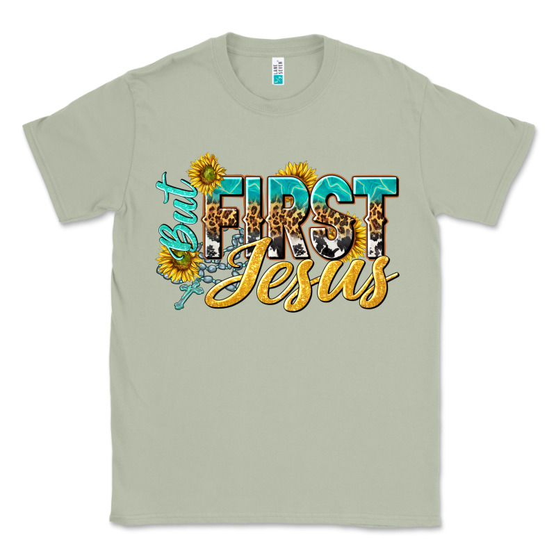 But First Jesus Classic Tee by NancyCooperArtShop | Teevron