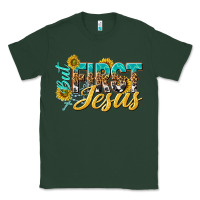 Sports Green but first jesus Classic Tee - NancyCooperArtShop