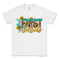 White but first jesus Classic Tee - NancyCooperArtShop