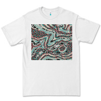 White pink and turquoise cowhide and leopard Premium Tee - RanaPortraitStore