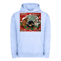 Pigment Grape Ice christmas heifer cow  gnomies Urban Hoodie - CowGirlArtShop