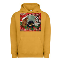 Pigment Peanut Butter christmas heifer cow  gnomies Urban Hoodie - CowGirlArtShop
