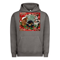 Pigment Tornado christmas heifer cow  gnomies Urban Hoodie - CowGirlArtShop