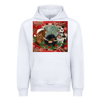 White christmas heifer cow  gnomies Urban Hoodie - CowGirlArtShop